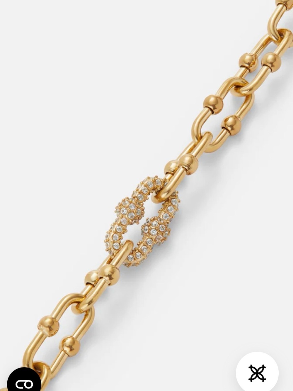 Cainte Delicate Gold-Link Necklace for Women - Picture 5 of 6
